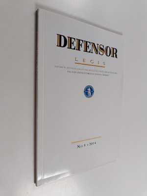 Defensor legis n:o 5/2014