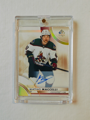 Matias Maccelli - 23-24 SP Authentic Limited Auto
