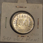 Hopearaha 200 markkaa 1957, Suomi, 8,3 g Ag500 - pikkukuva 1