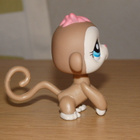 LITTLEST PET SHOP punahiuksinen APINA #1483 - pikkukuva 4