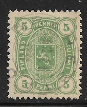 Nelilukuiset 1885 5p (LAPE 20) O