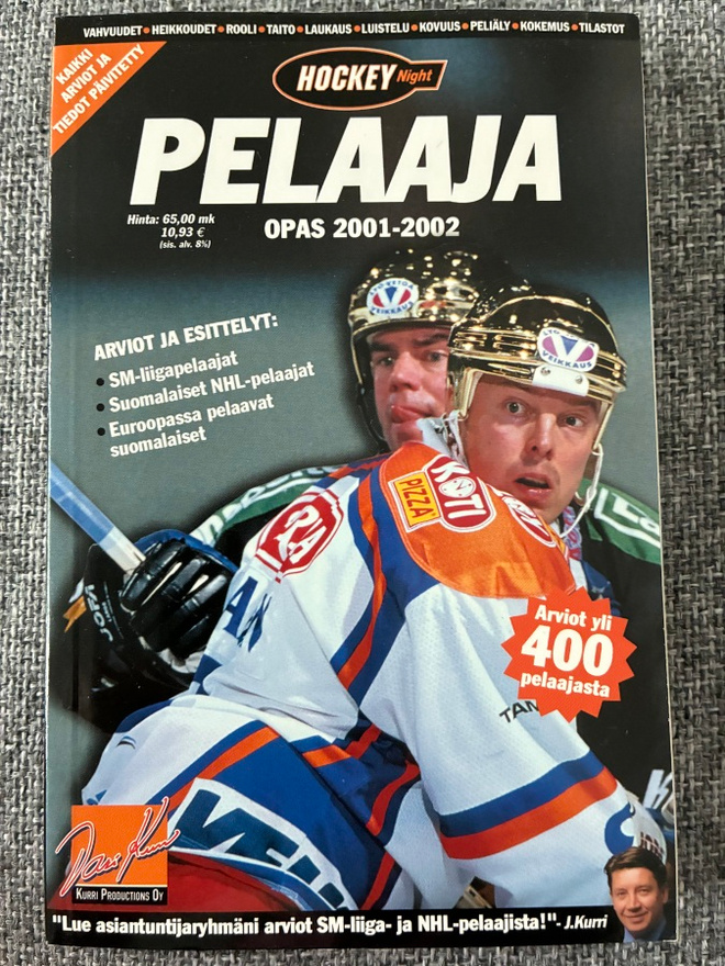 Jääkiekon pelaajaopas 2001-02
