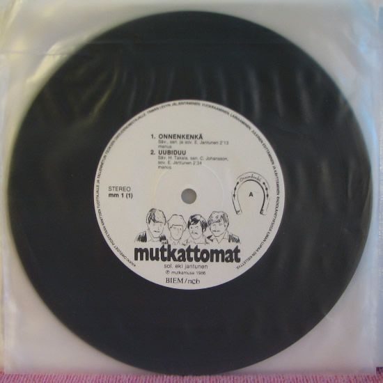 EP: Mutkattomat & Eki Jantunen - Onnenkenkä / Uubiduu /...