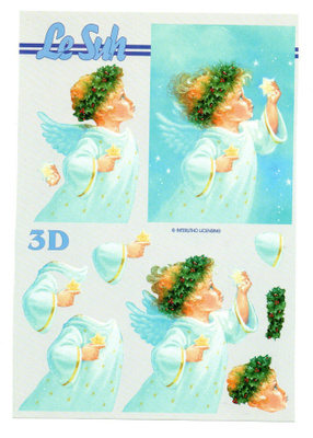3D °°JOULUENKELI JA KULTATÄHTI° /Le Suh