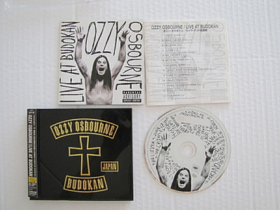 Ozzy Osbourne Live At Budokan Japanilainen CD OBI