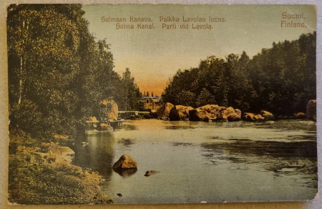 Saimaan kanava Paikka Lavolan luona