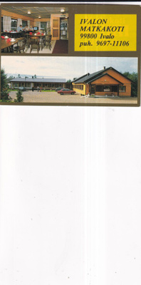 Ivalo, Ivalon Matkakoti , sommitelmakortti  b686