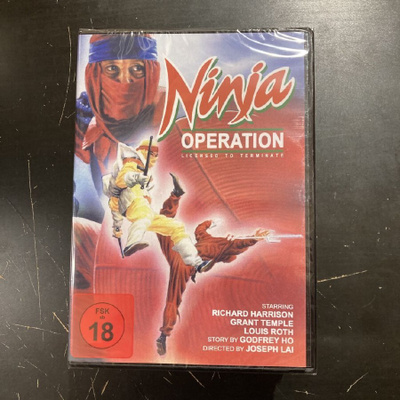 Ninja Operation - Licensed To Terminate (1987) DVD (UUSI)