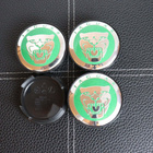 Jaguar vannekeskiöt – Kromi-vihreä – 59mm (4kpl sarja) - pikkukuva 2