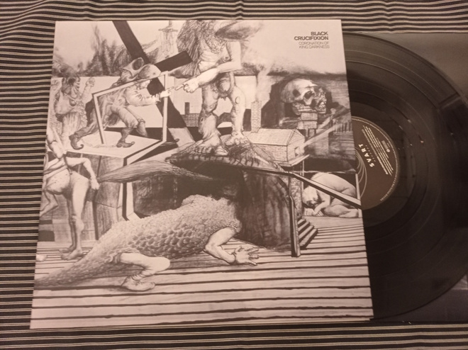 BLACK CRUCIFIXION Coronation of King Darkness  LP