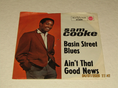 *7"* SAM COOKE Basin Street Blues/Ain't That Good News