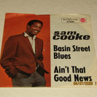 *7"* SAM COOKE Basin Street Blues/Ain't That Good News - pikkukuva 1