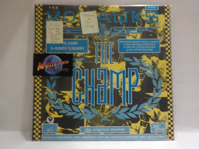 MOHAWKS - THE CHAMPS M-/M- SAKSA 1987 12" SINGLE