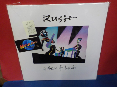 RUSH - A SHOW OF HANDS M-/M- HOL/EU 1ST PRESS EU -89 2LP