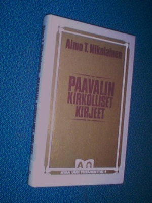 Nikolainen: Paavalin kirkolliset kirjeet (Sis.postikulut )