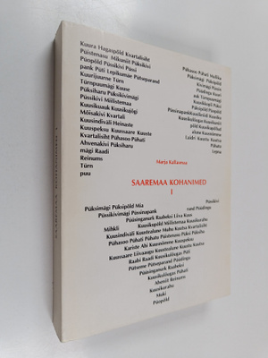 Marja Kallasmaa : Saaremaa kohanimed 1