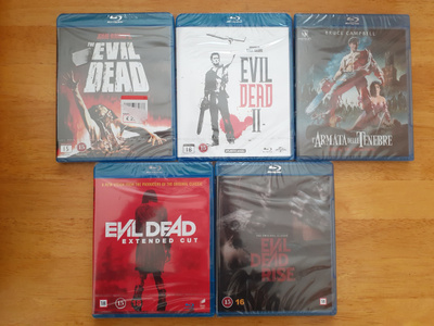 5 x Evil Dead BLU-RAY