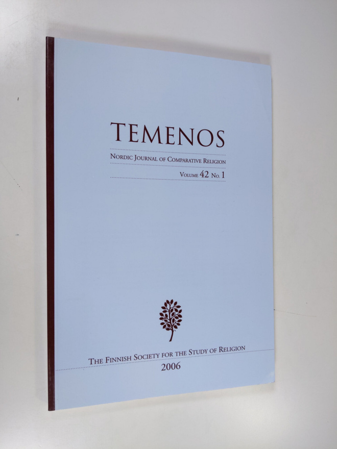 Temenos : Nordic journal of comparative religion 42 / 1
