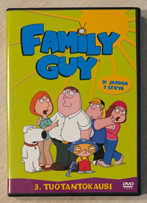 Family Guy: Kausi 3 (3DVD) palkittu animaatiosarja