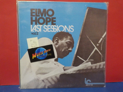 ELMO HOPE - LAST SESSIONS VOL 2 M-/EX+ U.S -77 1ST PRESS LP