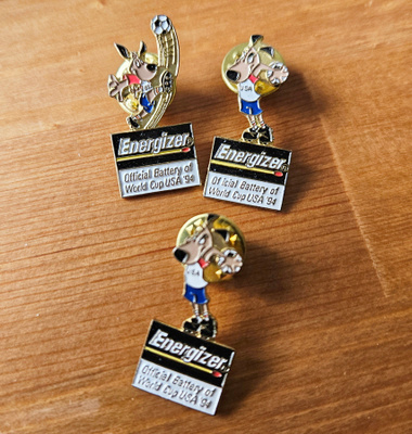 Energizer-pinssejä, Jalkapallon MM 1994 - 3 kpl
