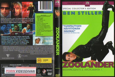 Zoolander (5 841) K -FI- suomik. DVD ben stiller 2001 spec.