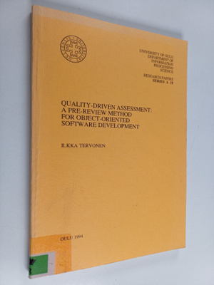 Ilkka Tervonen : Quality-driven assessment - A pre-review...