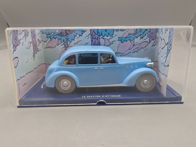 Tintti keräilyauto sininen