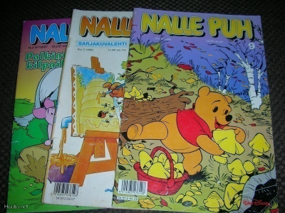 Nalle Puh lehtiä