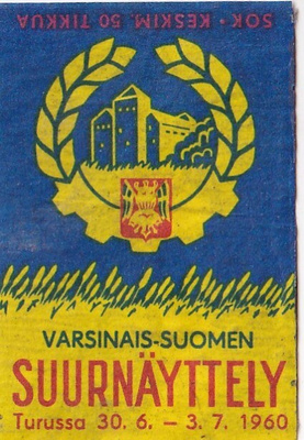 Turku, Varsinais - Suomen Suurnäyttely 1960, SOK   .s43
