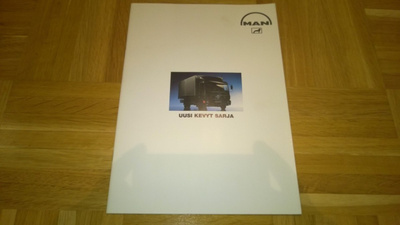 Esite MAN L2000 uusi kevyt sarja, noin 1991, kuorma-auto