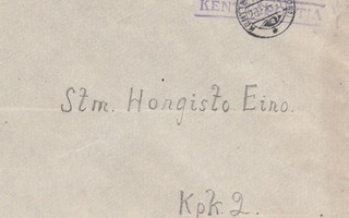 1941, Kirje Kenttäpostia, Kenttäpostikonttori 7
