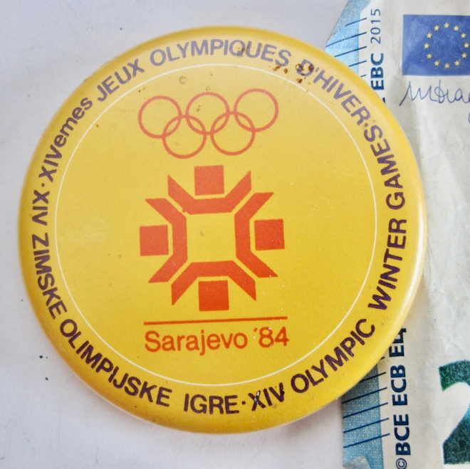 VANHA Merkki Sarajevo 1984 Olympia ISO