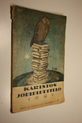 Kariston joululuettelo 1921