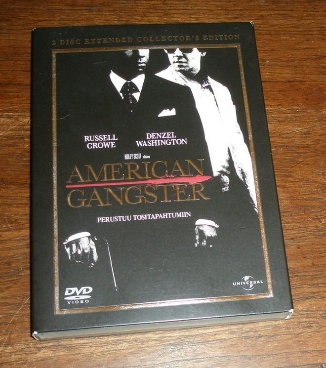 American Gangster 2 x DVD pahvikotelo