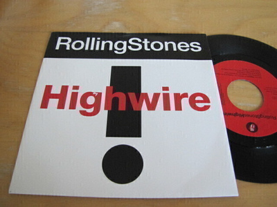 Rolling stones Highwire 7 45 Hollanti 1991