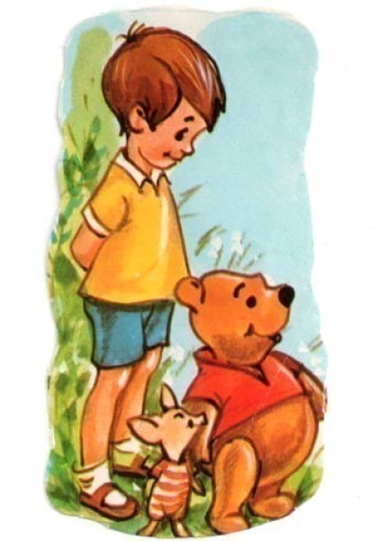 EO 9006 / DISNEY: Nalle Puh, Risto Reipas ja Nasu.