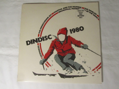 V/A: Dindisc  1980   LP Rare Gig Game Poster