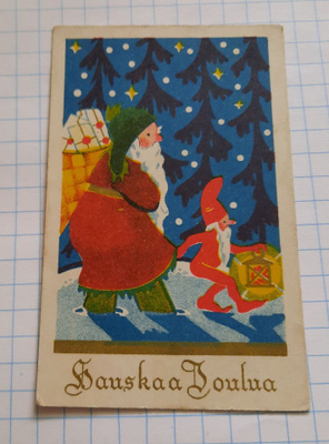 Wanha 11x7cm öisessä metsässä,nyrkkiposti