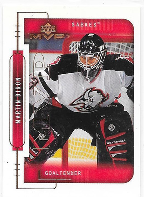 1999-00 Upper Deck MVP #25 Martin Biron Buffalo Sabres MV