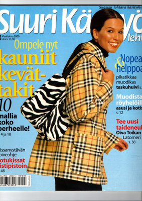 Suuri Käsityölehti n:o 3 2000 Kaava-Arkki on. Katso kuvat