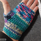 Alina´s Handmade käsityö ranteenlämmittimet moniväri - pikkukuva 2