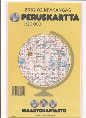 Peruskartta 1:20 000 Kivikangas