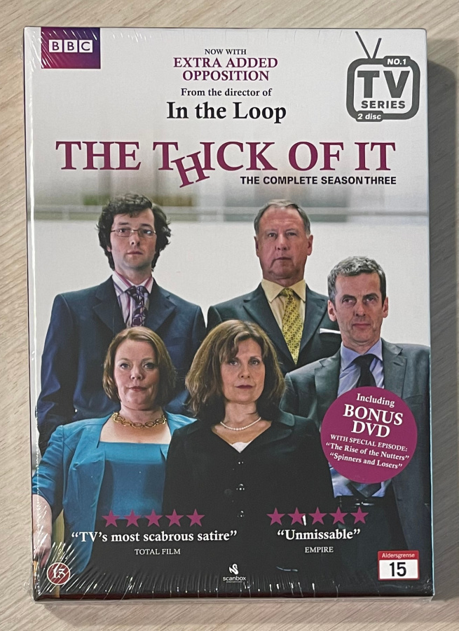 Politiikan nappula: Kausi 3 (2DVD) Peter Capaldi (UUSI)