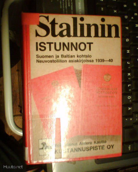 toim. Antero Kautto  STALININ ISTUNNOT ( 1 p. 1982 ) Sis.pk