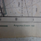 VANHA KARTTA KESKIJÄRVI C , AMPUMA-ALUEEN RAJA - pikkukuva 2