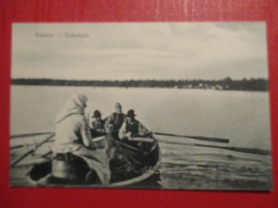 VANHA POSTIKORTTI - FISKARE KALASTAJIA (AB6)