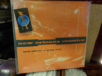BUNK JOHNSON & GEORGE LEWIS -NEW ORLEANS CLASSICS EX-/EX- LP