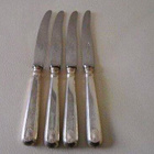 Hopeiset Musla Veitset 17cm Kultakeskus v.1934 - pikkukuva 1