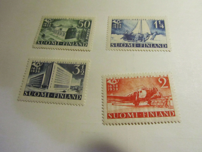 1938 postin 300 vuotisjuhla sarja, postituore